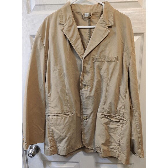 Old Navy Classic Tailored Men's XL Tan Cotton Blazer/Jacket-Nice! - Picture 1 of 10